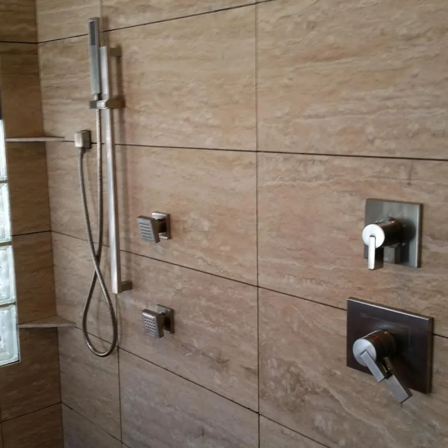Shower fixture installation for Frozen Pipe Repair in Bridge City